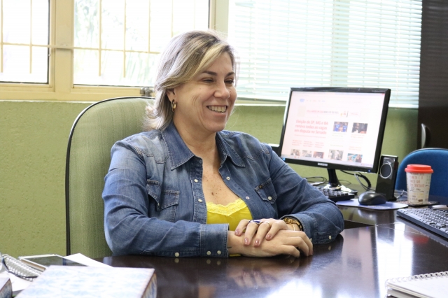 A diretora Priscila Orsi Moretto Boarato se mostrou entusiasmada com o curso de Técnicas de Vendas
