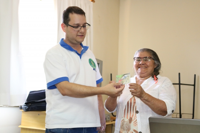 O educador ambiental Helton Damacena explicou sobre animais ameaçados de extinção