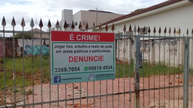 Um dos objetivos do mutirão é fazer com que os inservíveis não sejam jogados em terrenos