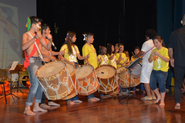Na quinta-feira, 18, haverá apresentação dos percussionistas do Projeto Guri na Casa da Cultura