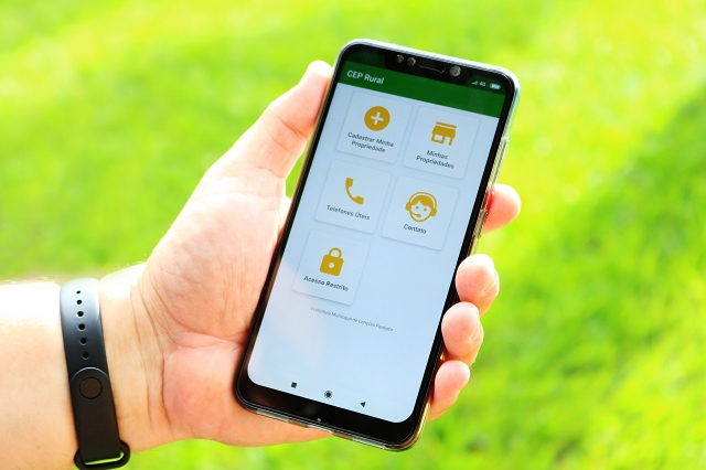 Proprietários rurais já podem baixar o aplicativo do CEP Rural para fazer o seu cadastro  (Imprensa/PMLP)