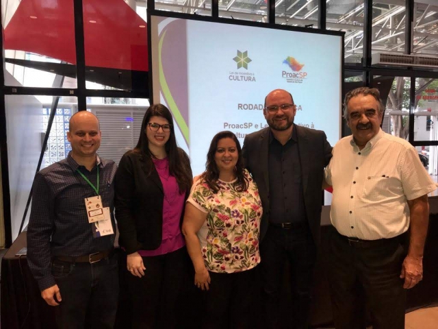 A Vice-Prefeita e Secretária de Turismo, Cíntia Duarte, o Secretário de Cultura Marcelo Maganha e a turismóloga Daniela Jordan, participaram do evento