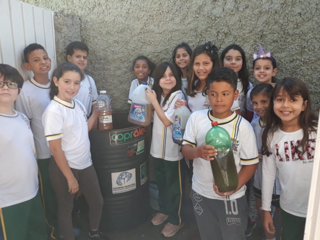 As escolas municipais de ensino fundamental I e II participaram da campanha