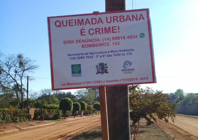 As queimadas urbanas são altamente prejudicais ao meio ambiente e à saúde