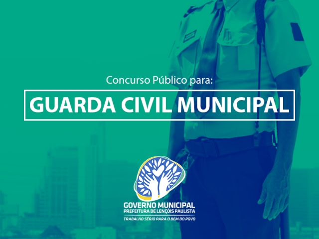 Concurso Público para 23 vagas para Guarda Civil Municipala; veja como participar