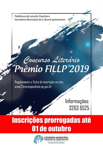 Evento integra programação do Festival Integrado de Literatura de Lençóis Paulista