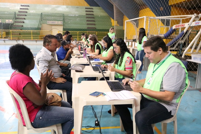 Recadastramento aconteceu entre os dias 1º e 3 de outubro, no Tonicão