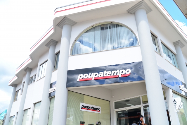 Fachada da Unidade do Poupatempo em Lençóis Paulista