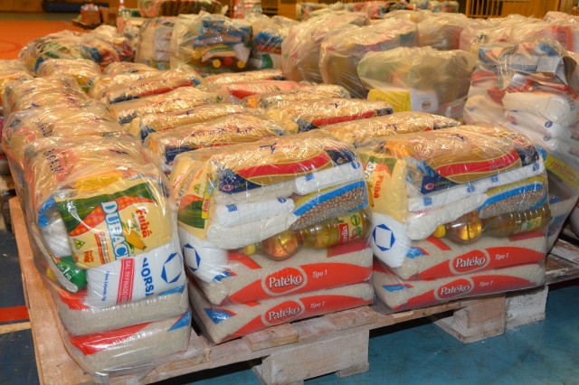 Gêneros alimentícios serão utilizados para montagem do KIT alimentação para famílias em vulnerabilidade social