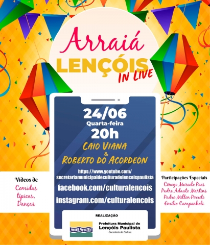 Programação conta com apresentações musicais, danças e receitas