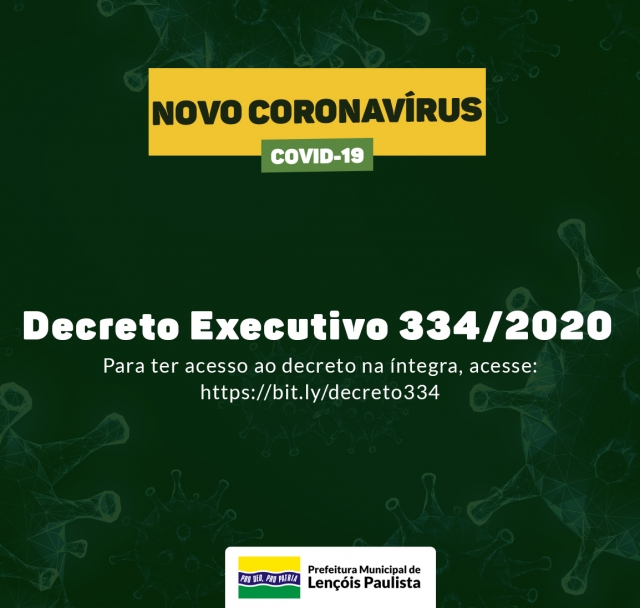 Decreto Executivo 334/2020