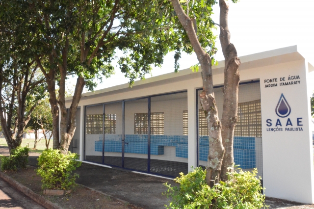 Fonte no Jardim Itamaraty foi entregue nesta sexta-feira, 17, e também vai atender comunidade do Jardim do Caju, Ibaté e bairros da região