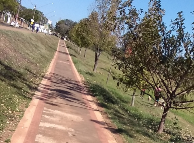 A ciclovia construída no Parque do Povo é um incentivo ao uso de bicicletas