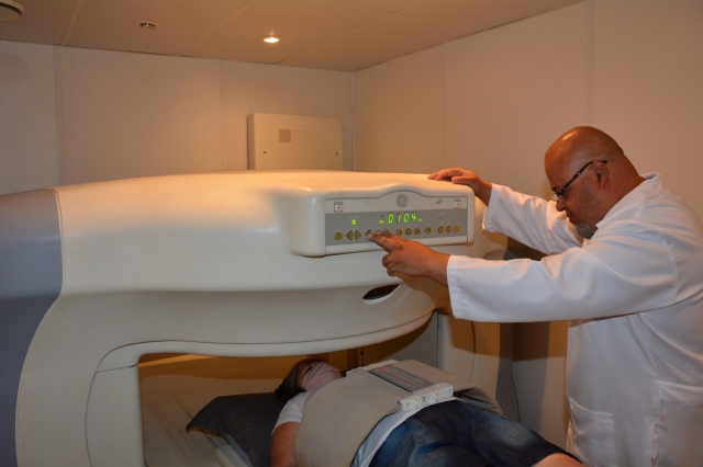 Pacientes com atendimento agendado devem chegar ao local (praça do Ginásio Tonicão) com 15 minutos de antecedência para a realização do exame