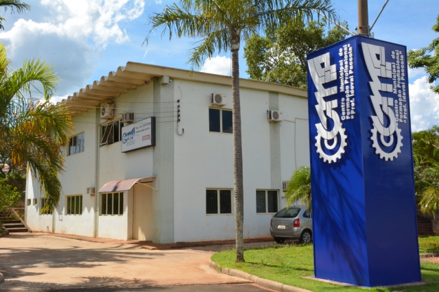 Fachada da sede administrativa do Centro Municipal de Formação Profissional