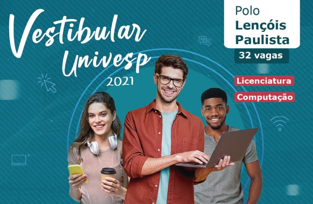 Inscrições começam nesta segunda-feira, 19 de abril e devem ser feitas pelo site vestibular.univesp.br