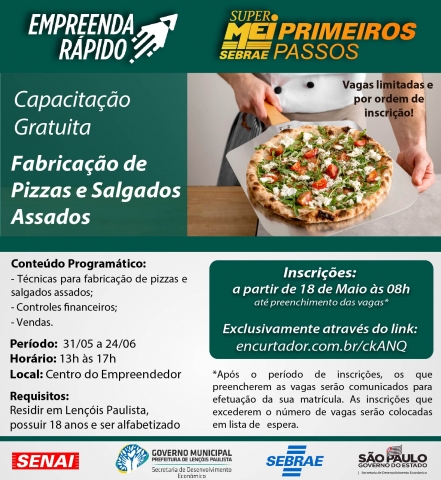 Inscrições tem início nesta terça-feira e devem ser feitas exclusivamente pela Internet