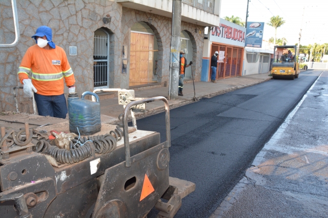 A Rua Piedade foi uma das vias públicas contempladas com o recape
