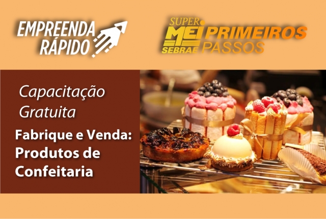 Nova oportunidade de capacitação na área de confeitaria