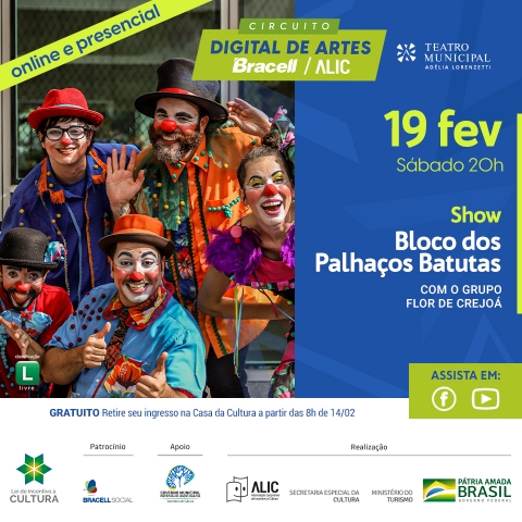 Teatro recebe a atração neste sábado