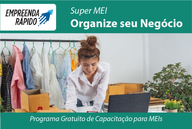 A capacitação presencial acontecerá no Centro do Empreendedor.