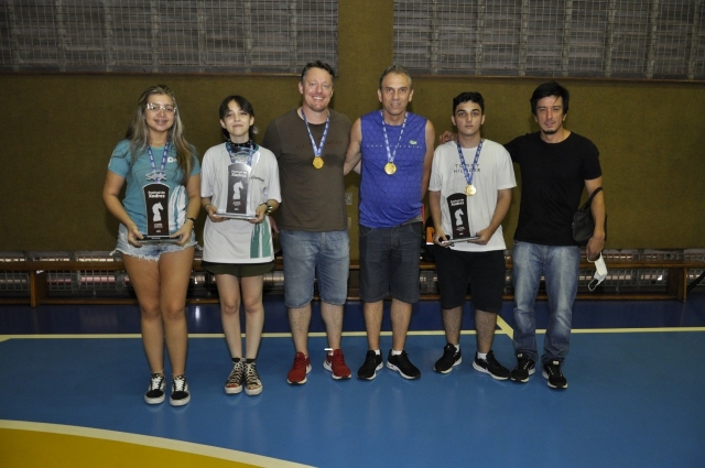 Particpação dos enxadristas contou com o apoio da Secretaria de Esportes e Recreação