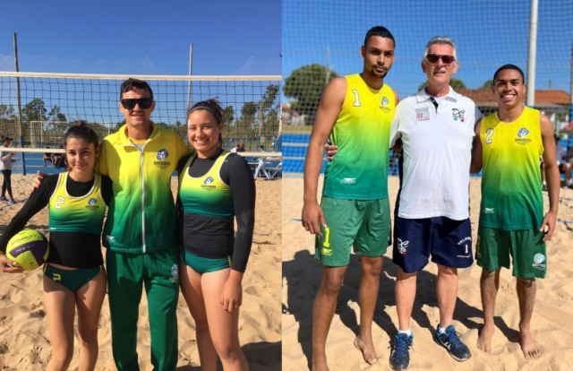 Vôlei de Praia (masculino e feminino) conquista dois títulos nos Jogos Abertos da Juventude