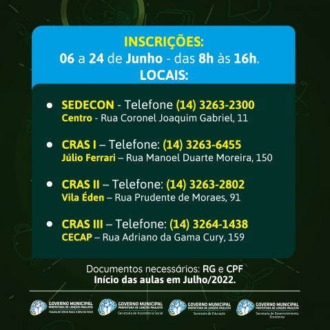 Aules começam em julho