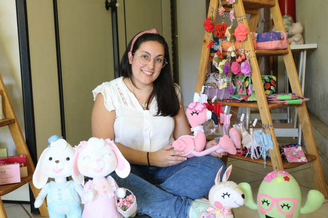 Vanessa é apaixonada por costura desde a infância