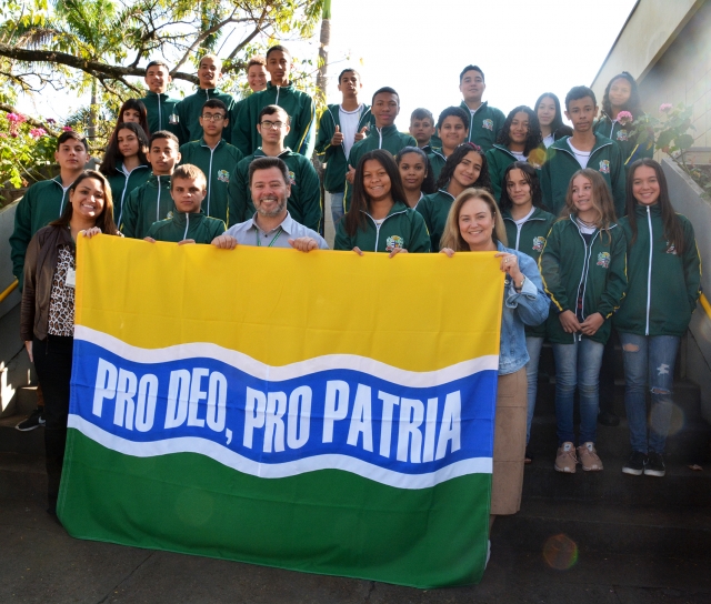 Alunos da Escola Philomena Briquesi Boso