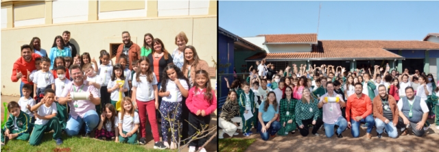A cápsula do tempo será aberta daqui a dez anos e os participantes serão convidados para retornar à escola para participar deste momento