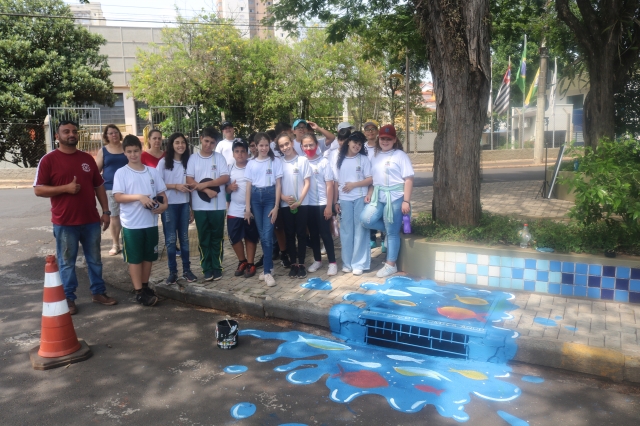Alunos participaram do lançamento do projeto