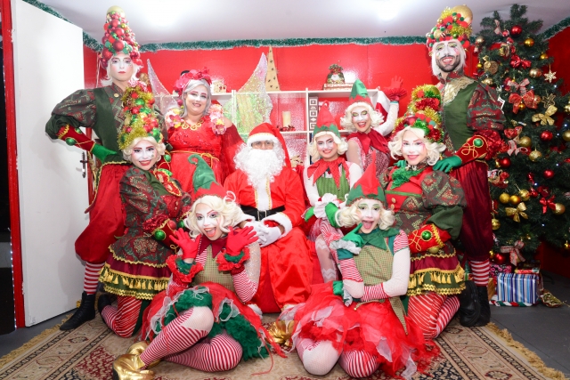 A Casa do Papai Noel ficará aberta todos os dias, das 19h30 às 22h, até o dia 23 de dezembro