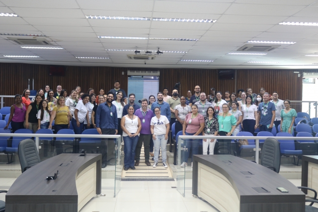 Servidores da Saúde durante Integração