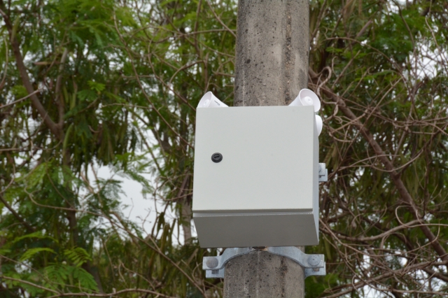 Dispositivo emite alerta sonoro