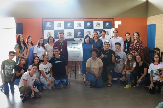 A unidade recebeu investimento de aproximadamente R$ 130 mil, da Bracell, para a revitalização de uma sala de aula e um laboratório