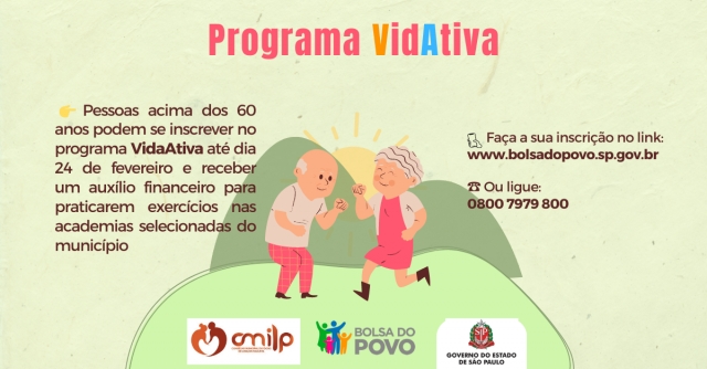 As inscrições seguem até o dia 24 de fevereiro e devem ser feitas no site do Bolsa do Povo