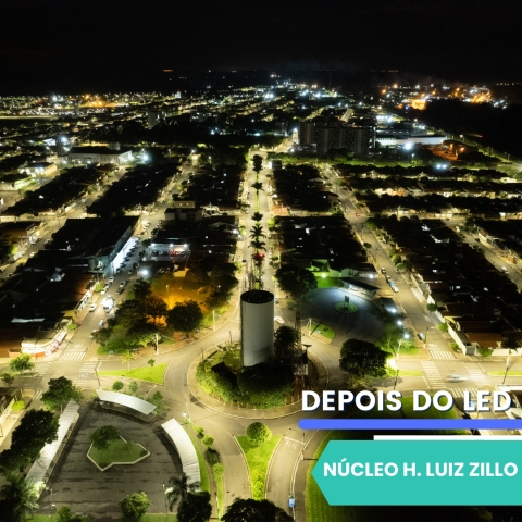 O Programa 100% LED possibilitou a troca de mais de 10 mil pontos por lâmpadas de tecnologia LED