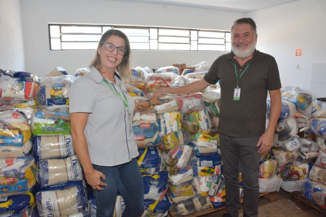 Após triagem cestas serão encaminhadas para a Ação da Cidadania