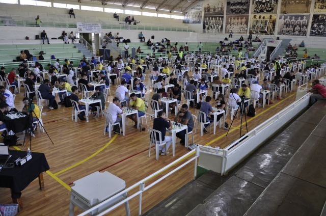 Etapa em Lençóis Paulista recebeu 179 enxadristas de dezessete municípios