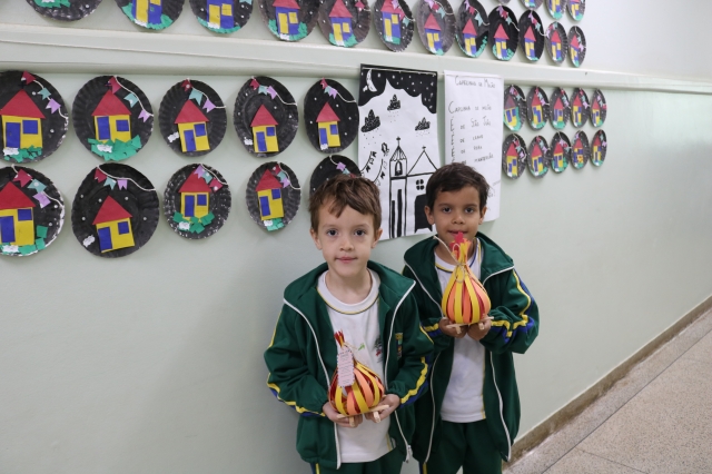 Alunos da escola Maria Zélia Camargo Prandini