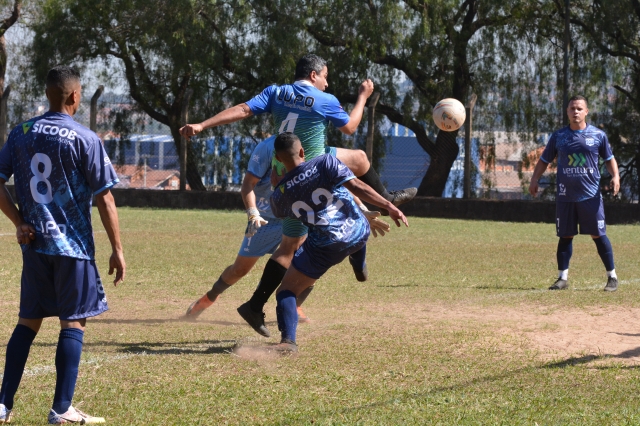 Na foto lance do jogo entre União Primavera e Chape
