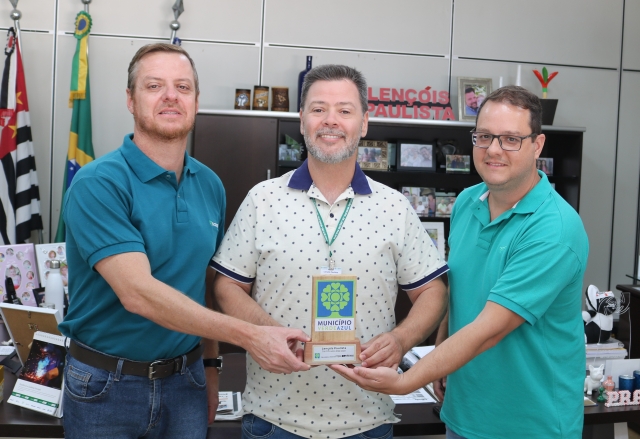 Por mais um ano Lençóis Paulista recebe a Certificação Verde Azul nas primeiras colocações