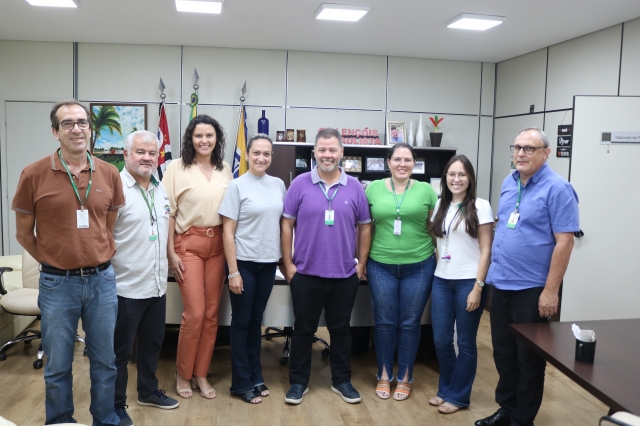 Prefeito Anderson Prado recebeu os membros do CMDCA
