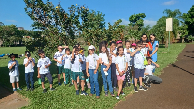 Alunos dos quartos anos aprendem sobre preservação dos recursos naturais