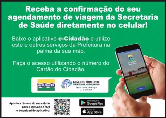 E-Cidadão vai enviar notificações confirmando o agendamento da viagem aos usuários