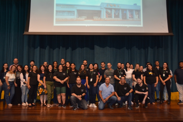 Servidores da Cultura durante integração realizada na segunda, 3
