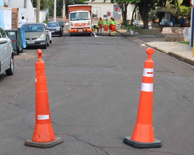 Prefeitura segue com melhorias e trânsito muda próximo ao SAAE